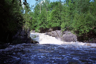 LaSalle Falls northern Wisconsin