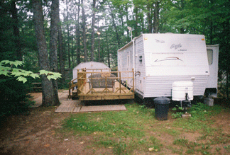 camping in northern Wisconsin