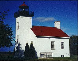 sand point light house escanaba michigan