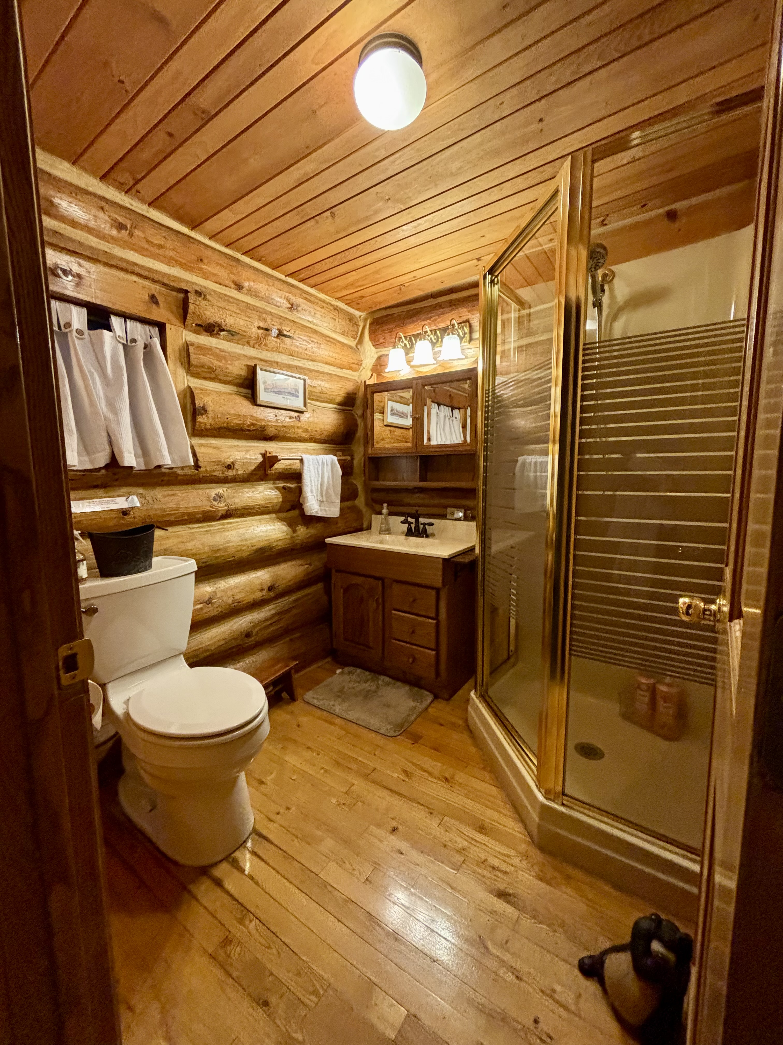 Bathroom with Jacuzzi and sauna