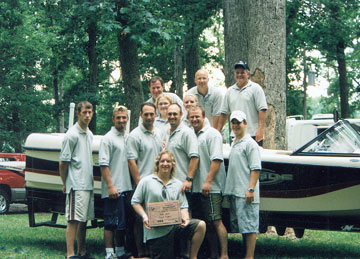 2003 national champions waterski jumping team